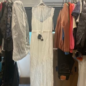 Rachel Zoe Lanette Duchess Crepe and Lace